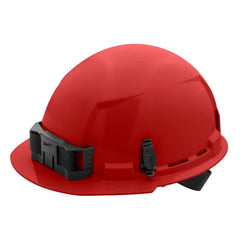 Casco con trinquete de 4 puntos, Clase E, Rojo, Ala delantera Milwaukee 48-73-1108 - Milwaukee - Industrias GSL