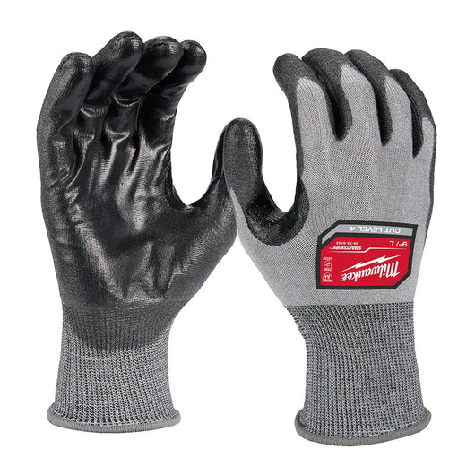 Guantes de trabajo bañados en poliuretano grandes 4 Milwaukee 48-73-8742 - Milwaukee - Industrias GSL