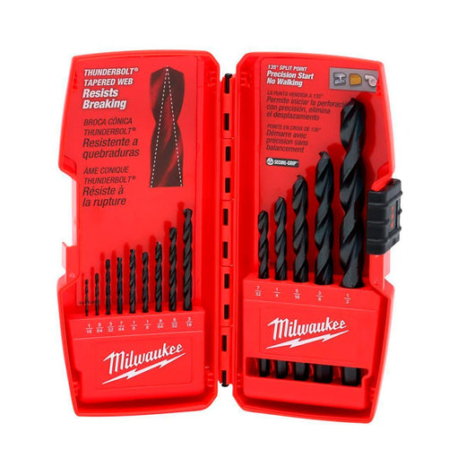 Juego de brocas de óxido negro Thunderbolt 14 pzs Milwaukee 48-89-2800