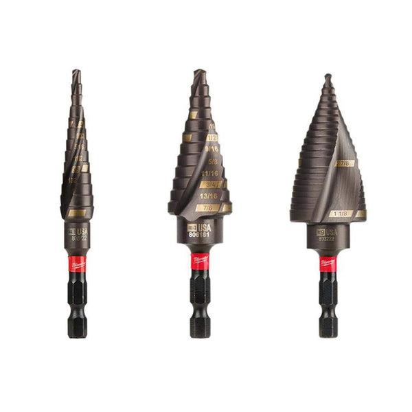 Brocas escalonadas eléctricas SHOCKWAVE™ Impact Duty™ Milwaukee 48-89-9257