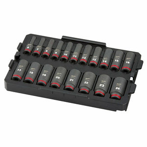 Juego de dados 3/8 pulg con bandeja Milwaukee 49-66-6816