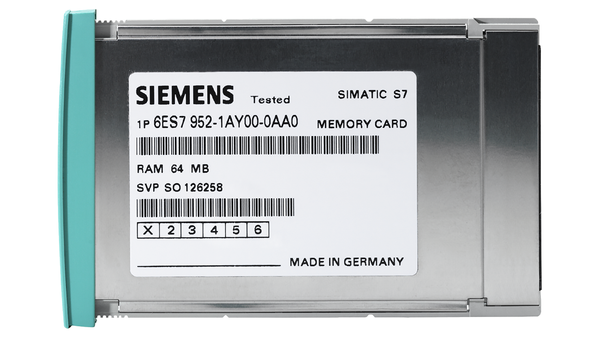 Tarjeta de Memoria FEPROM 64 KB Simatic S7 Siemens 6ES7952-0KF00-0AA0