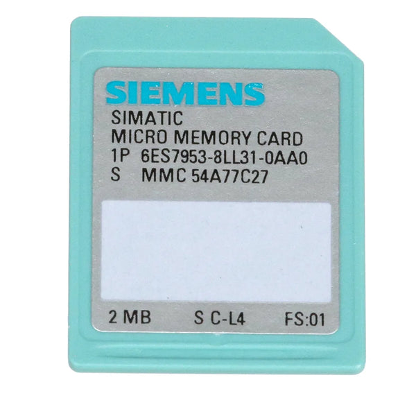 Micro Memory Card P S7-300/C7/ET 200 SIMATIC S7 Siemens 6ES7953-8LL31-0AA0