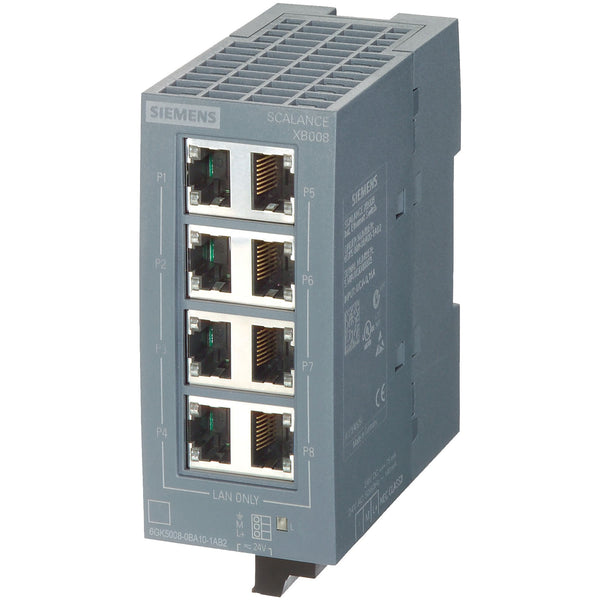 Switch ethernet industrial SCALANCE XB008 Siemens 6GK5008-0BA00-1AB2