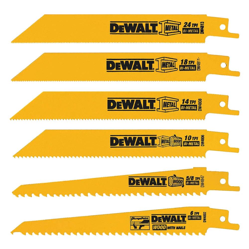 Juego de Seguetas de Sierra Sable Dewalt Dw4856