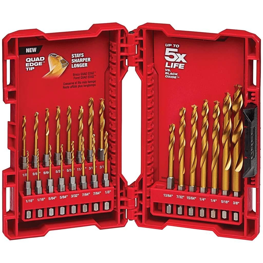 Brocas de Titanio Shockwave Milwaukee 48-89-4631 - Milwaukee - Industrias GSL