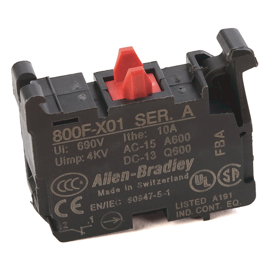 Bloque De Contactos,1 N.C. Allen Bradley 800FX01 - Allen-Bradley - Industrias GSL