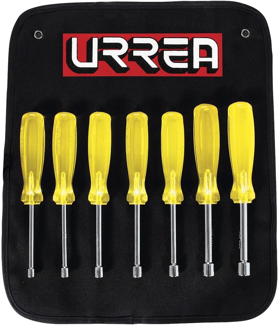Juego 7 Destornilladores Ámbar De Caja Métricos Urrea 9230M