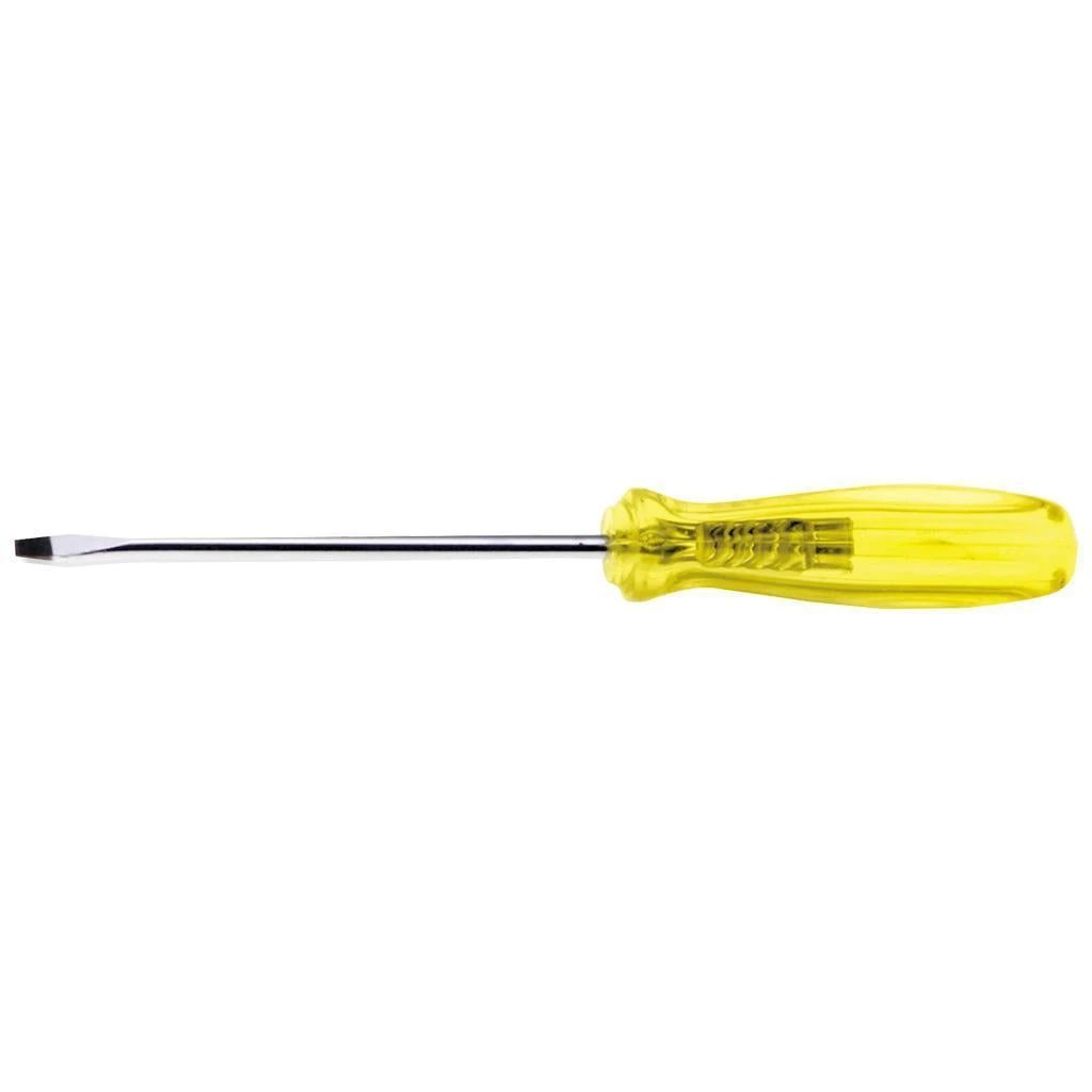 Destornillador con mango ámbar, punta plana barra redonda 3/8" x 8" Urrea 9608 - Urrea - Industrias GSL