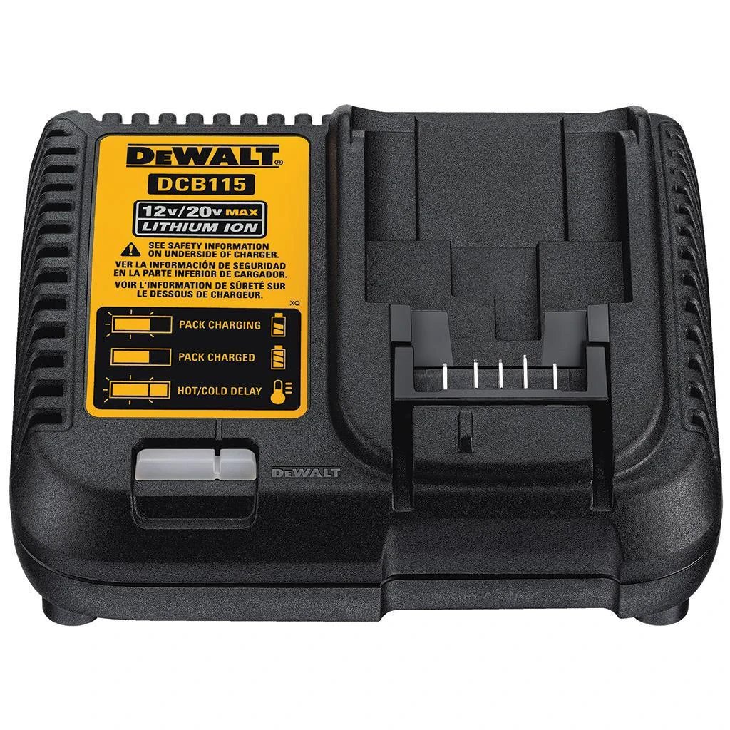 Cargador de Baterías 12V MAX/20V MAX 4amp Lithium Ion Dewalt DCB115 - DEWALT - Industrias GSL