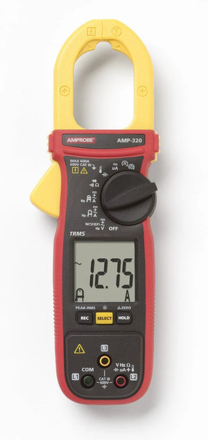 Pinza Amperimetrica 600A AC/DC TRMS con prueba de motores Amprobe AMP-320
