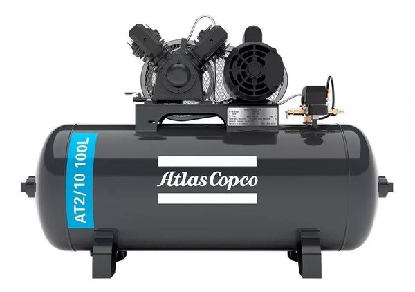 Compresor de aire eléctrico monofásico 100L 2hp 110V/220V Atlas Copco AT2/10