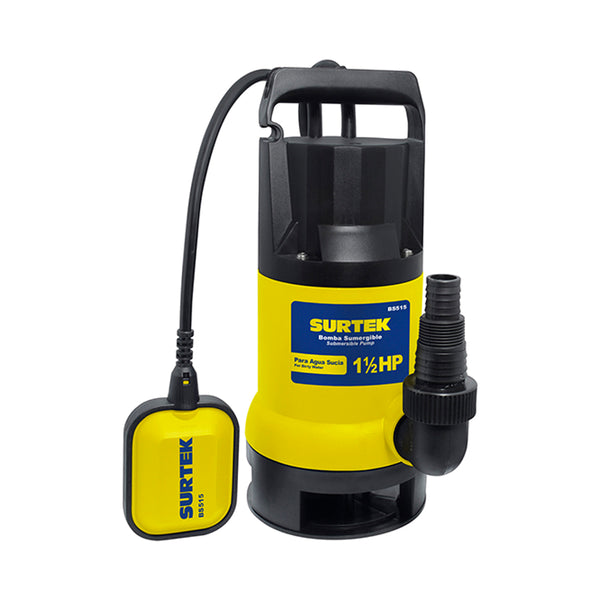 Bomba sumergible para agua sucia 1-1/2 HP 127 V Surtek BS515 - Surtek - Industrias GSL