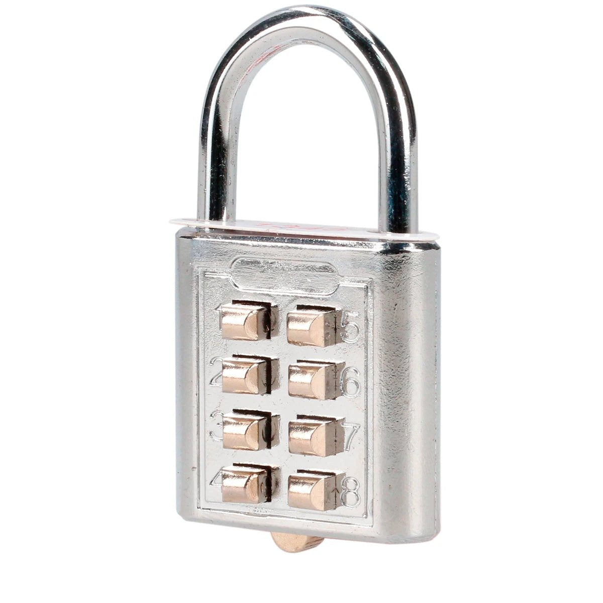 Candado de combinación digital, cromo brillante, 35 mm Lock - Lock - Industrias GSL