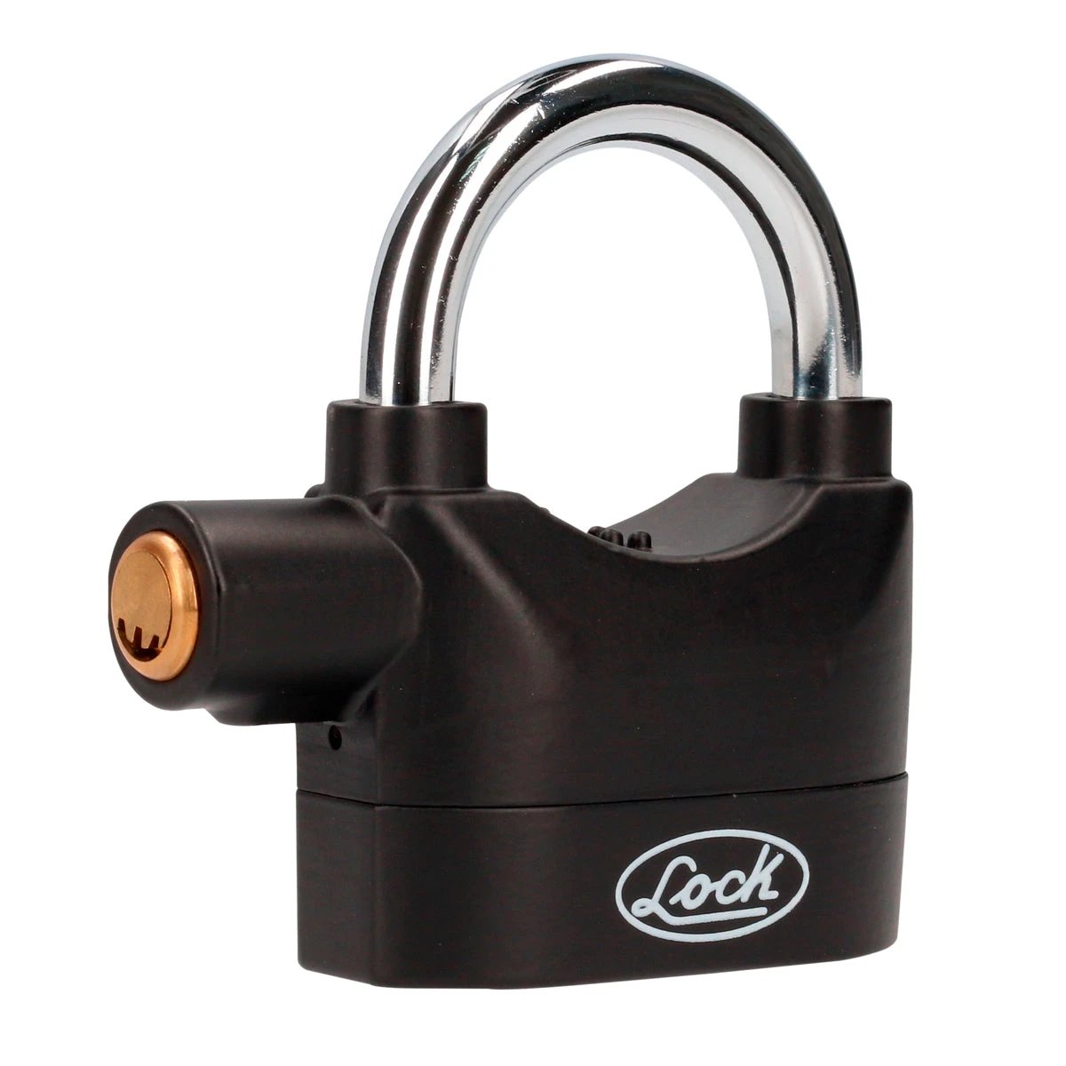 Candado con alarma sonora 70 mm, llave de puntos Lock - Lock - Industrias GSL