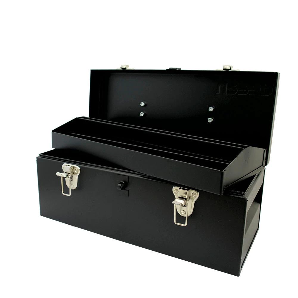 Caja portaherramientas metálica negra 17" x 7" x 7" Urrea - Urrea - Industrias GSL