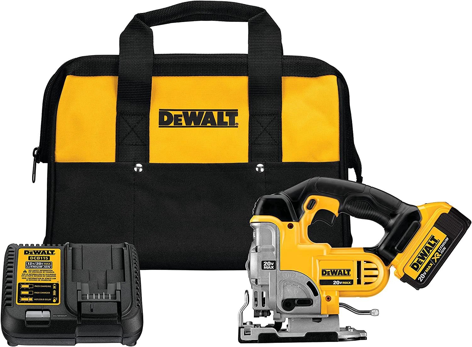 Sierra caladora inalámbrica 20V DeWalt DCS331M1
