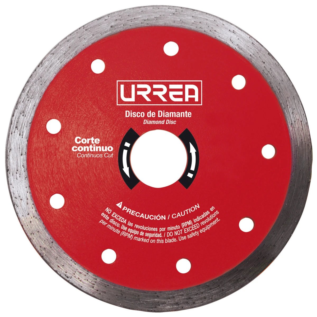 Disco de diamante continuo, 7" Urrea - Urrea - Industrias GSL