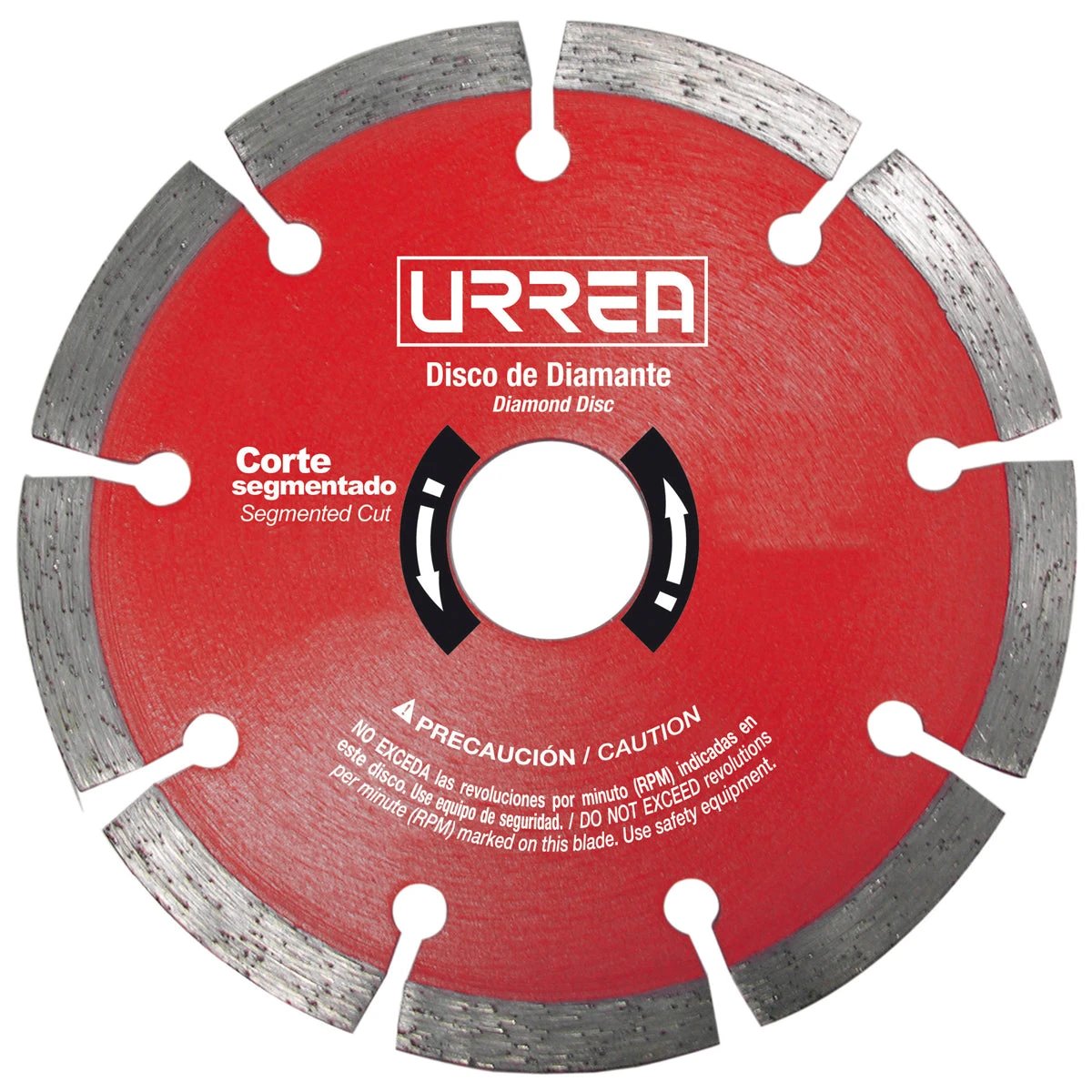 Disco de diamante segmentado, 7" Urrea - Urrea - Industrias GSL
