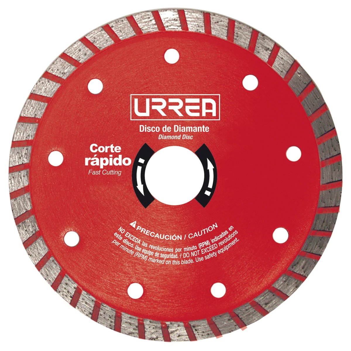 Disco de diamante turbo, 7" Urrea - Urrea - Industrias GSL