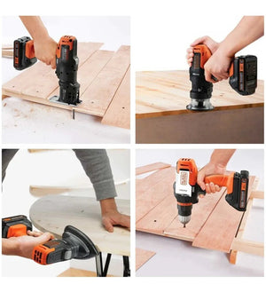 Taladro Inalambrico MAX MATRIX 6 pzas Intercambiables BLACK AND DECKER MTX20K6A-B9