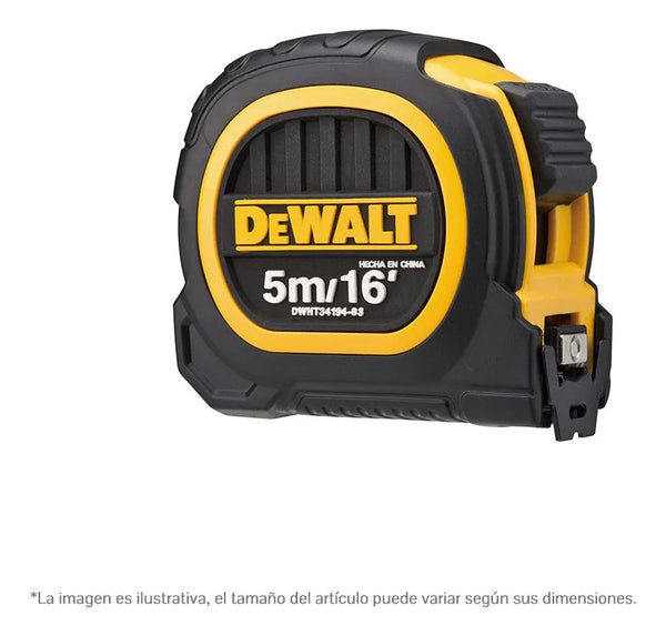 Flexómetro Duo 5m/16' x 25mm Dewalt DWHT34194-B3 - DEWALT - Industrias GSL