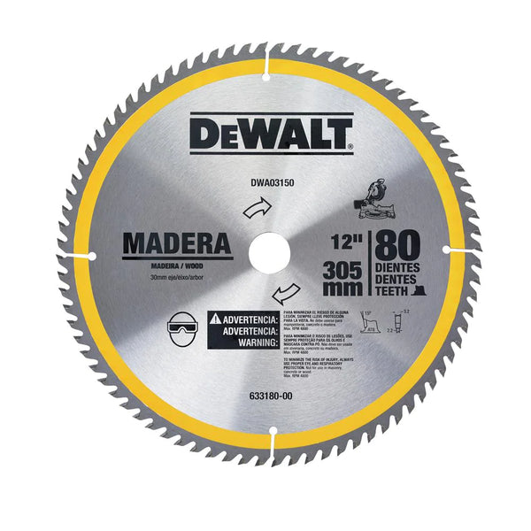 Disco de Sierra para Madera Dewalt Dwa03150 - DEWALT - Industrias GSL