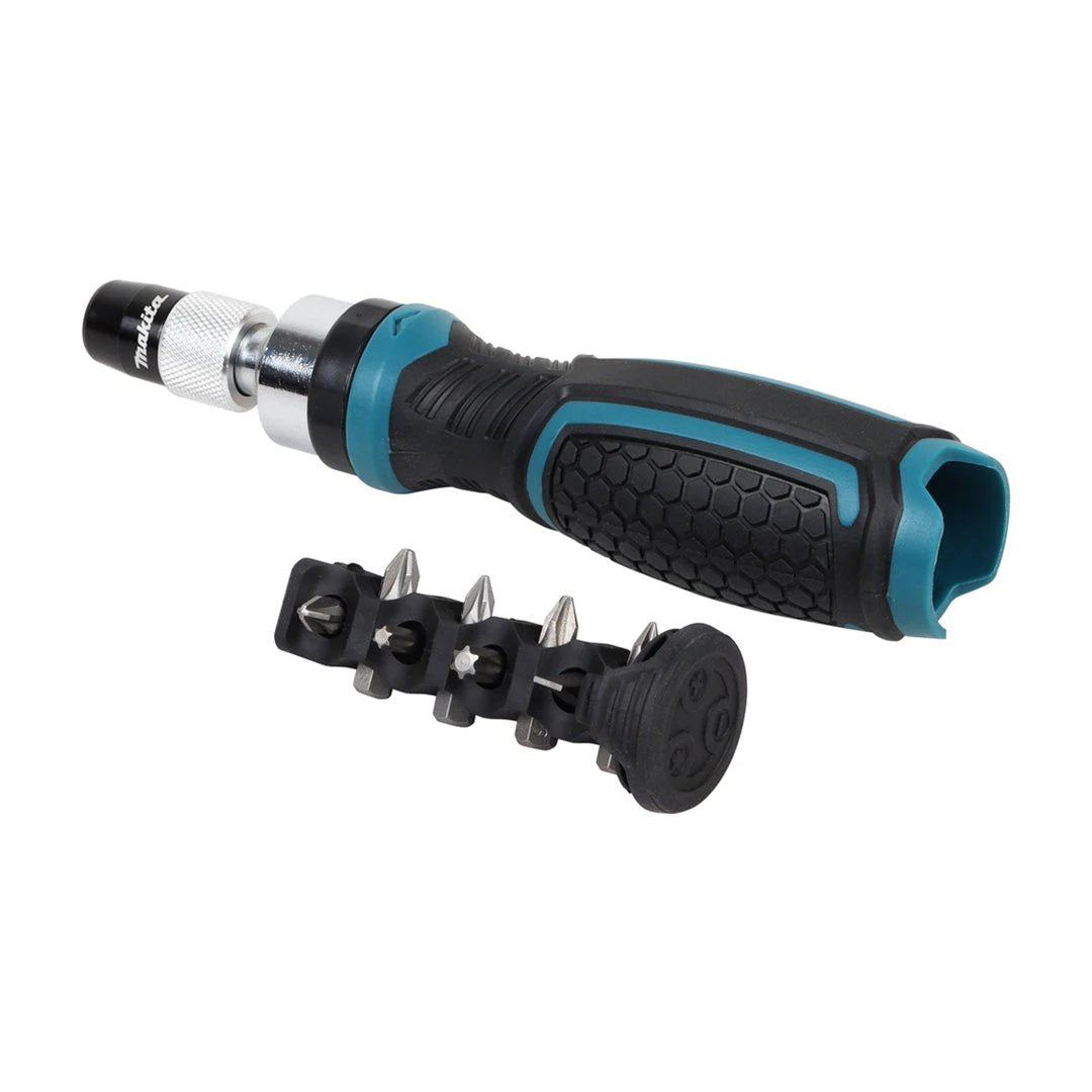 Destornillador con matraca, juego de puntas de 8pzs Makita E-10942