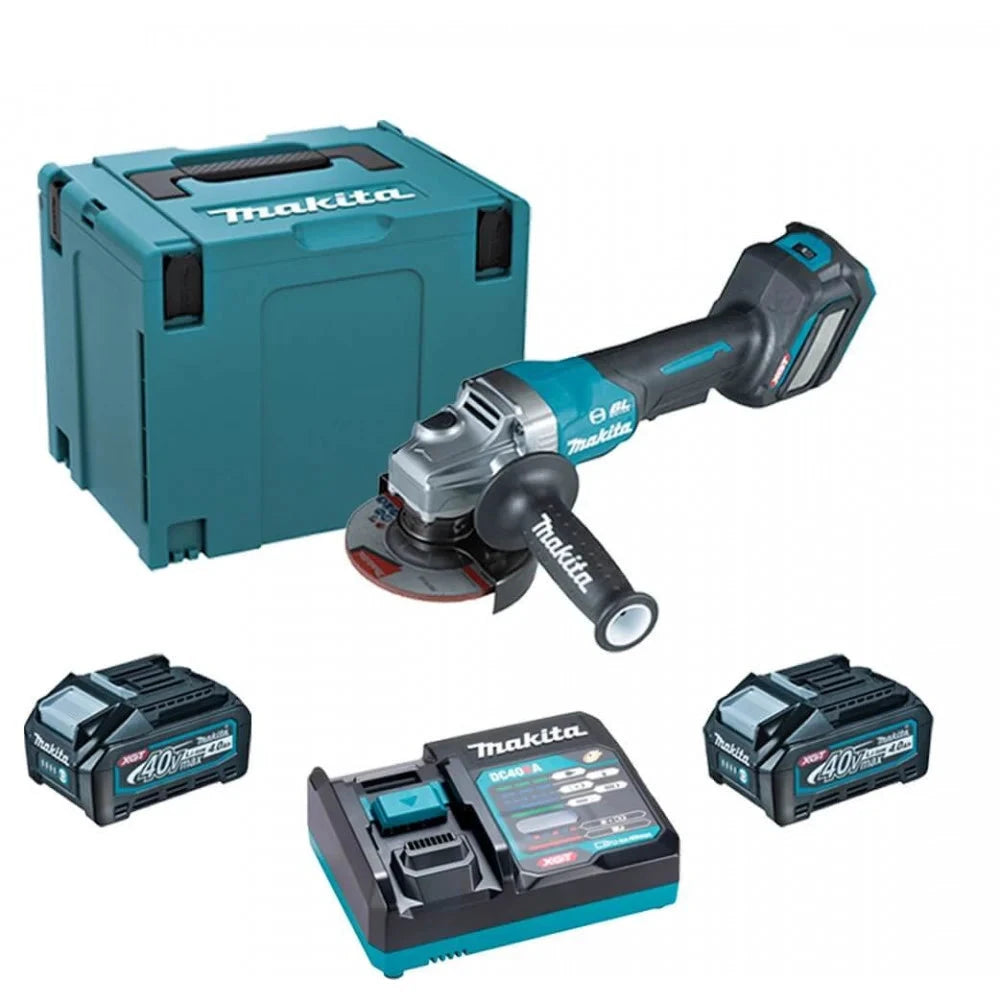 Esmeriladora Inalámbrica Batería 4.0ah XGT 40V Makita GA028GM201 - Makita - Industrias GSL