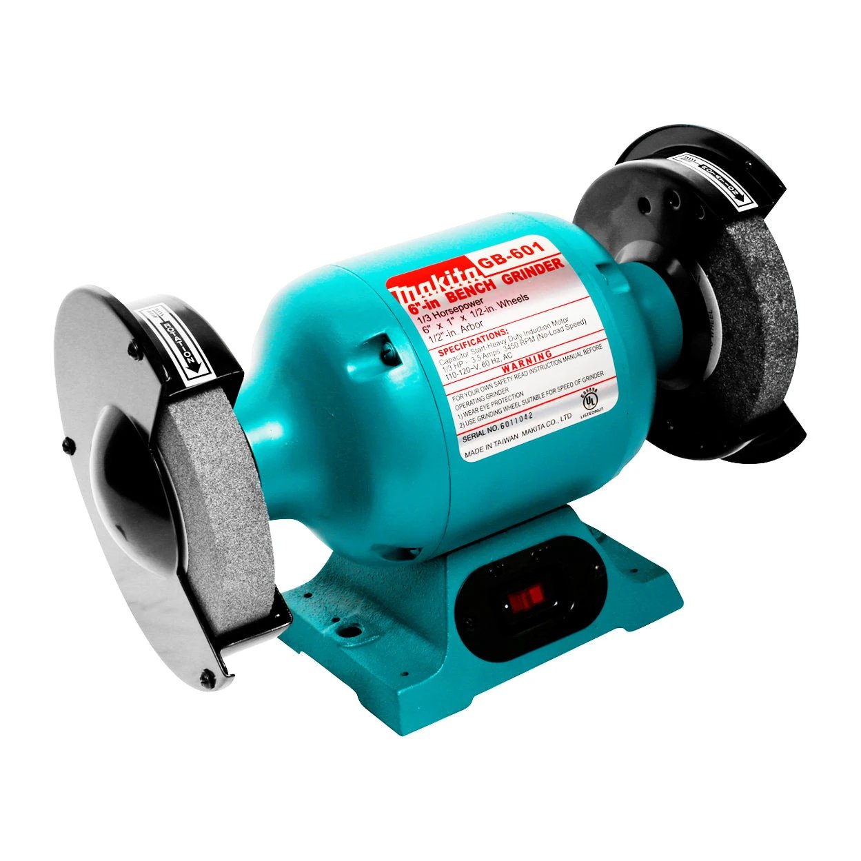 Esmeril de Banco 1/3 Makita GB601 - Makita - Industrias GSL
