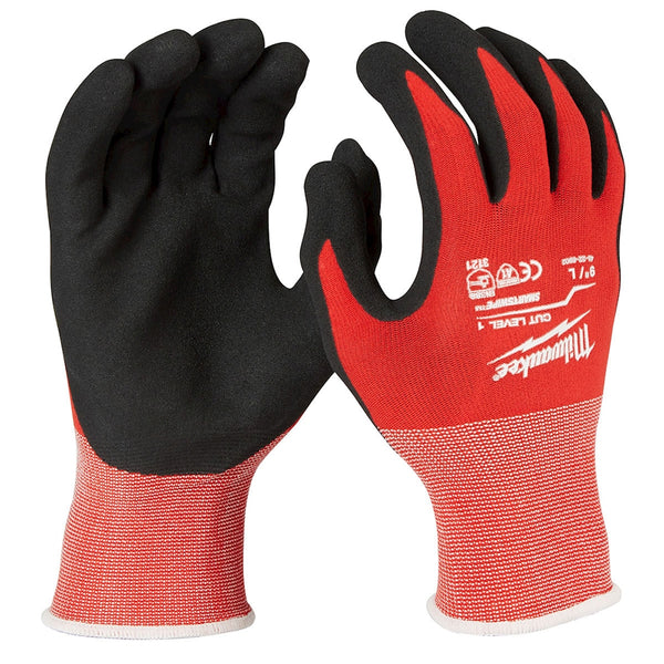 Guantes de Corte de Nitrilo Talla M Milwaukee 48-22-8901