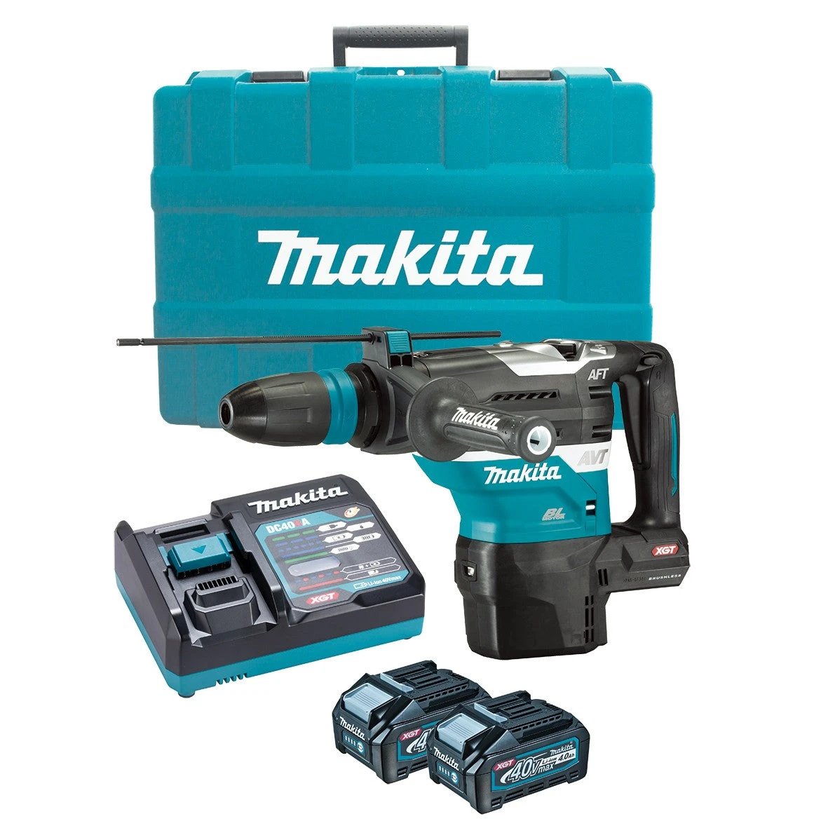 Rotomartillo Inalámbrico SDS 40V MAX 8.0J Makita HR005GM201