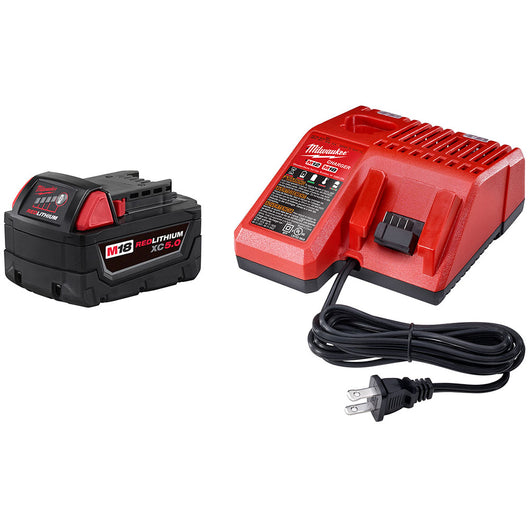 Kit de inicio M18™ REDLITHIUM™ XC5.0 Milwaukee 48-59-1850