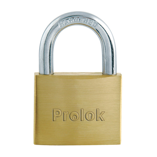 Candado de latón sólido corto 25 mm, llave estándar Prolok - Prolok - Industrias GSL