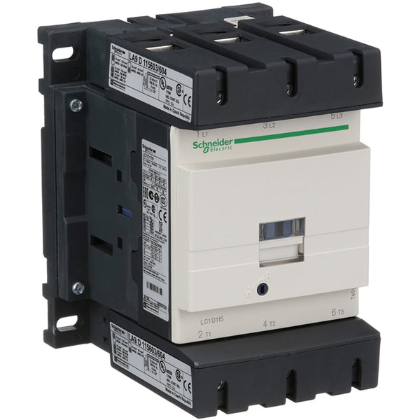 Contactor bobina 220 V CA 50/60 Hz Schneider Electric LC1D115 - Schneider Electric - Industrias GSL