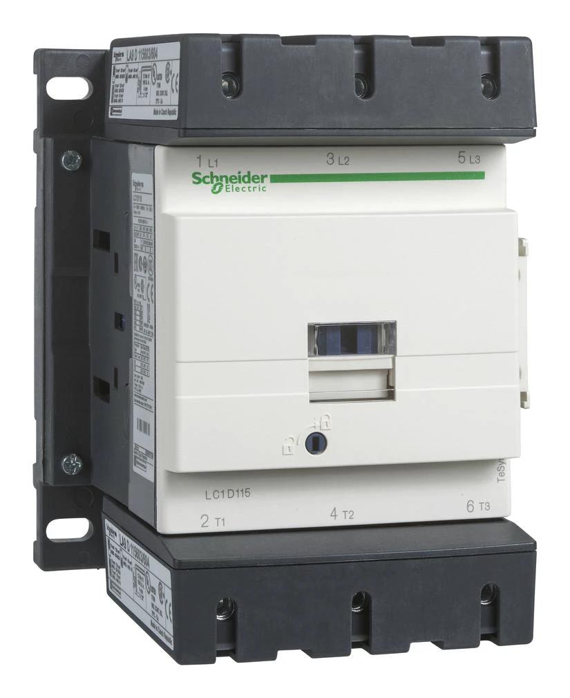 Contactor bobina 220 V CA 50/60 Hz Schneider Electric LC1D115 - Schneider Electric - Industrias GSL