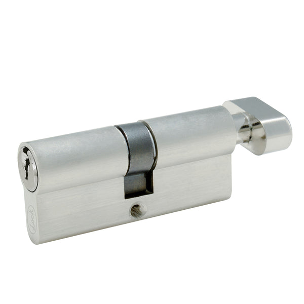 Cilindro europeo 70 mm función sencila, llave estándar mariposa, en caja Lock - Lock - Industrias GSL