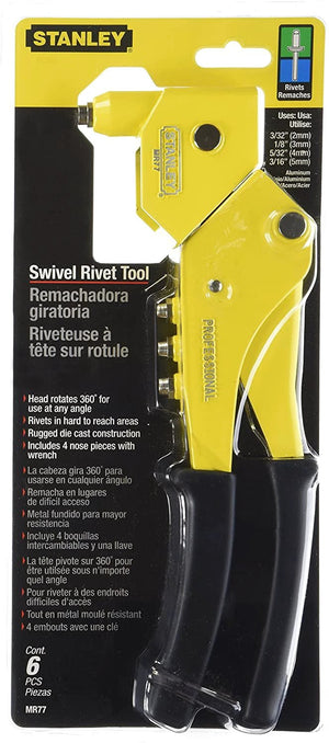 Remachadora Cabeza Flexible Stanley Mr77C