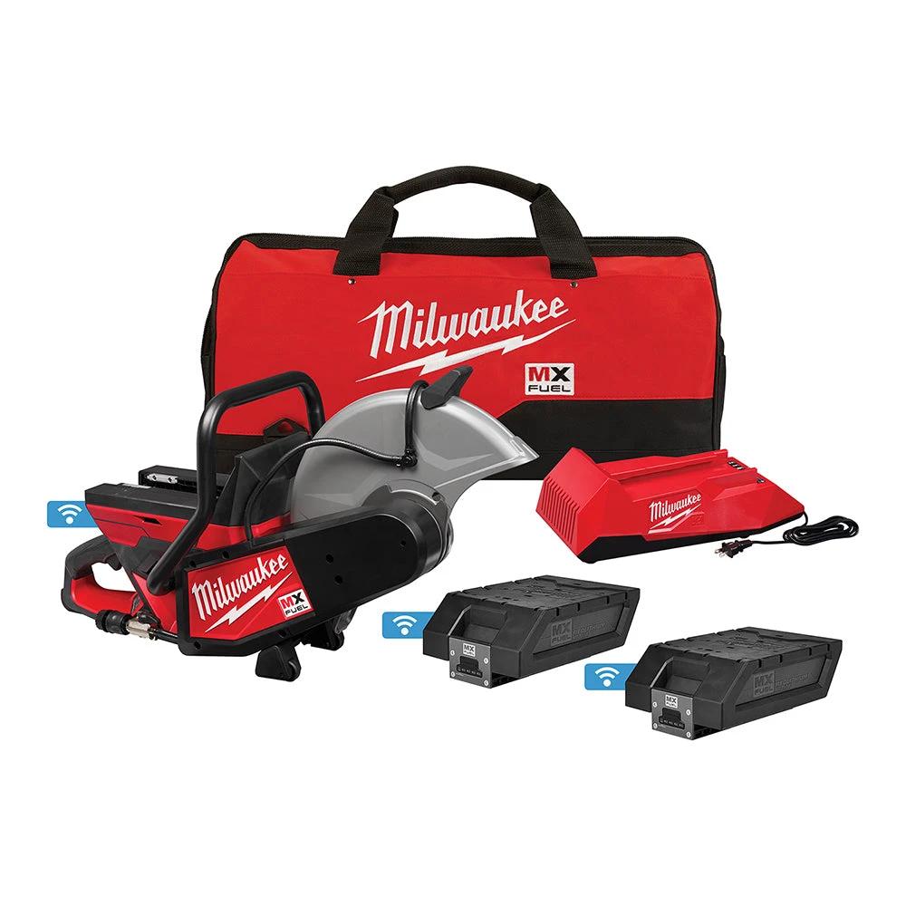 Kit de sierra de corte con 2 baterías Mx Fuel 14" Milwaukee MXF3142XC