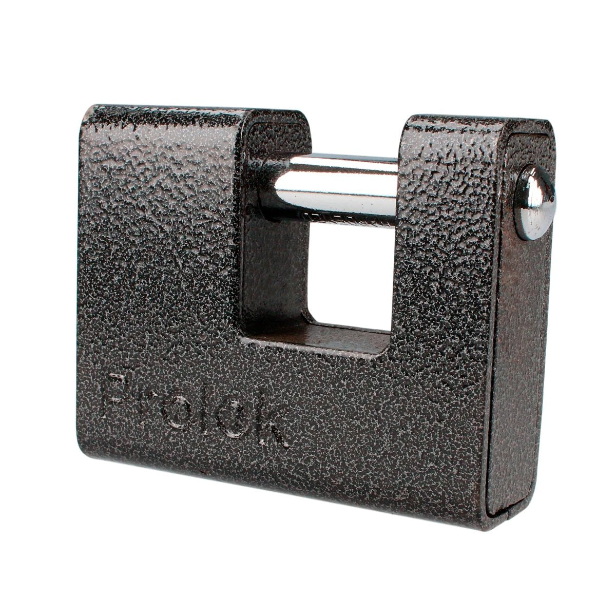 Candado de hierro para cortina 80 mm, negro, llave estándar Prolok - Prolok - Industrias GSL