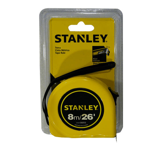 Flexómetro Duo 8m/26' x 25mm Stanley STHT36055 - Stanley - Industrias GSL