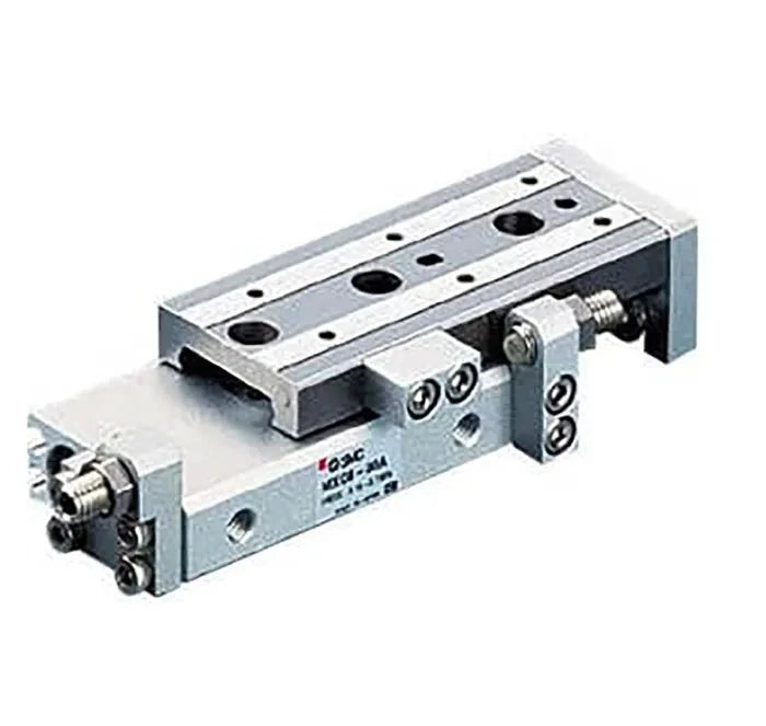 Mesa deslizante, ajuste de carrera, cilindro guiado MXQ SMC MXQ8L-20A