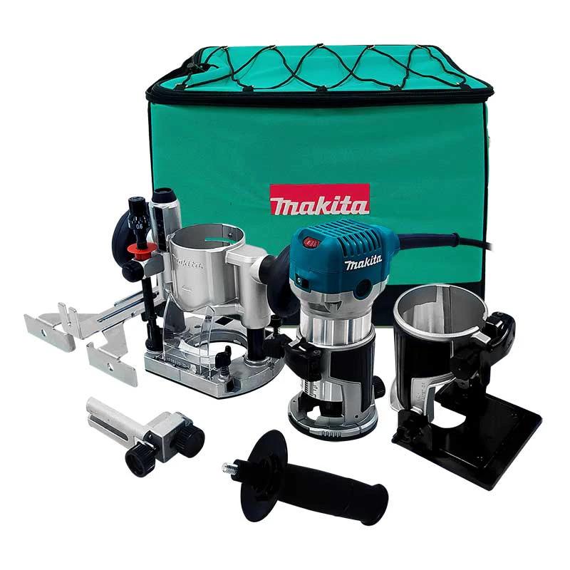 Fresadora 6 y 8 mm Makita RT0700CX2 - Makita - Industrias GSL
