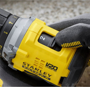 Combo Taladro Percutor 13mm 20V Brushless Stanley SBD715C2K-B3 - Stanley - Industrias GSL