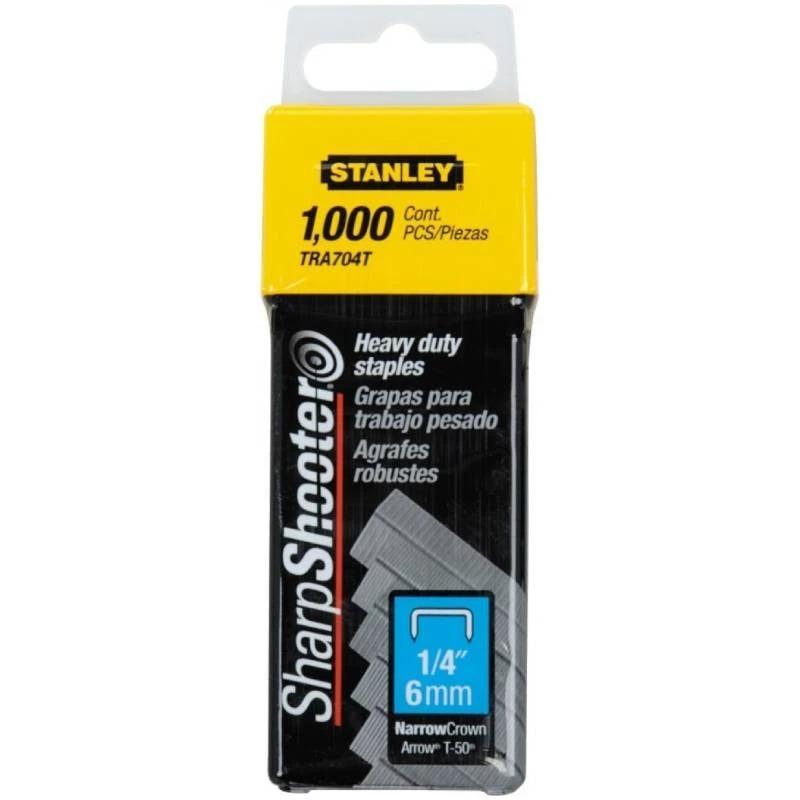 Grapas 1/4'' Corona Angosta Stanley Tra704T - Stanley - Industrias GSL