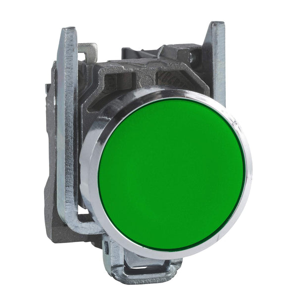 Pulsador verde 22 resorte nivelado Telemecanique XB4BA31