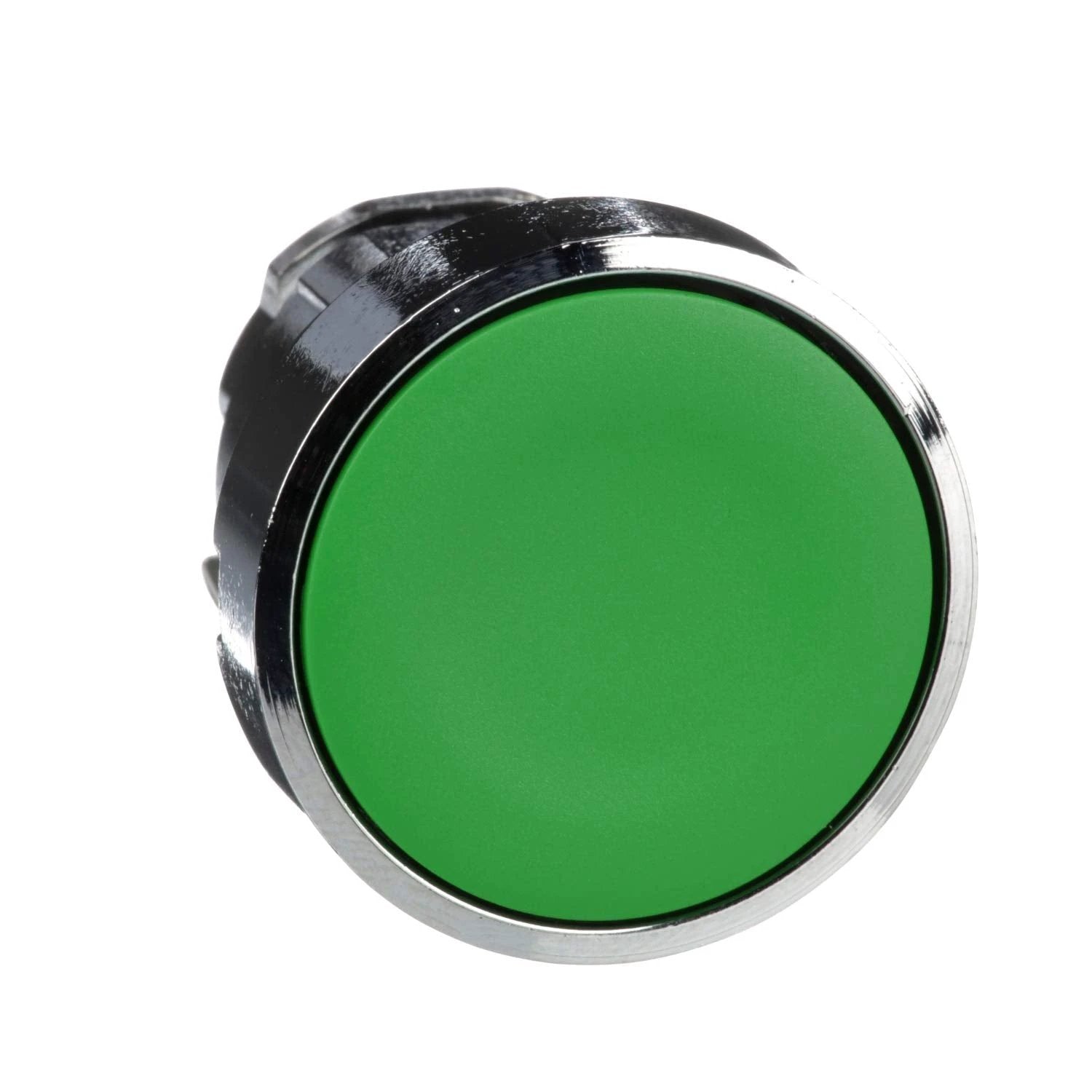Pulsador rasante verde Schneider Electric ZB4BA3